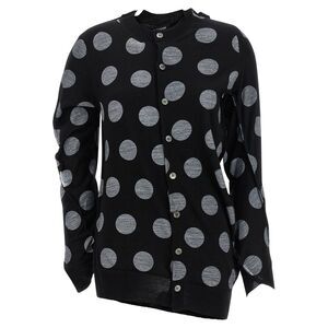 Junya Watanabe Women Polka Dot Maxi Cardigan